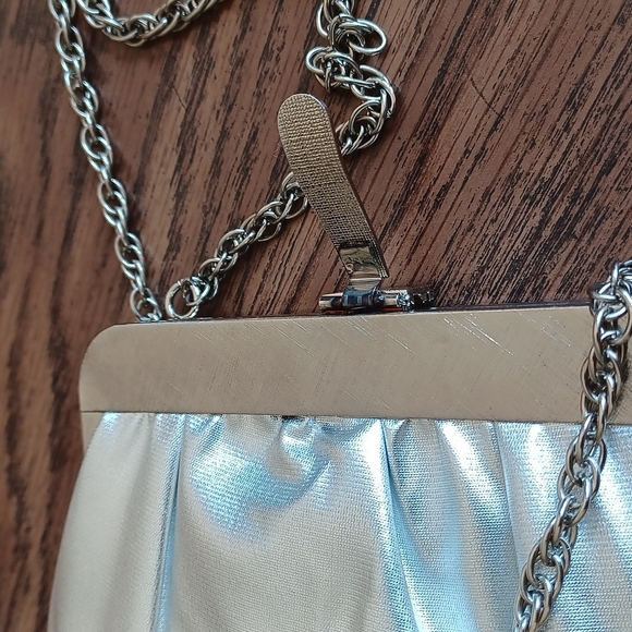 Andé | Shoulder/Hand bag Silver,EUC - Picture 4 of 6